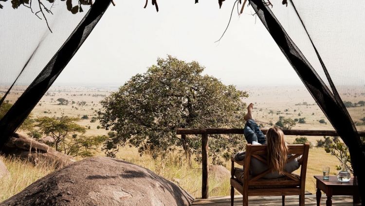 Lamai Camp Serengeti - Entspannen auf der Ter